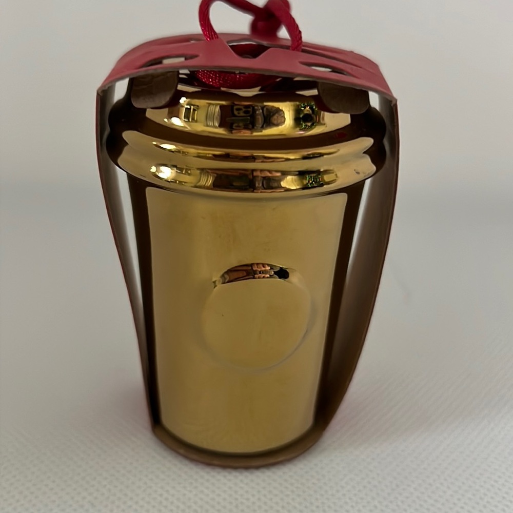 2014 Starbucks Metallic Gold Ornament